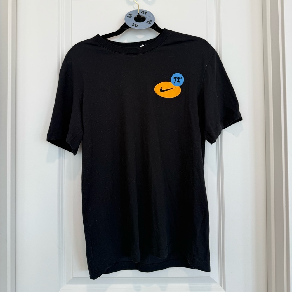 Nike Black Tee with Orange Logo